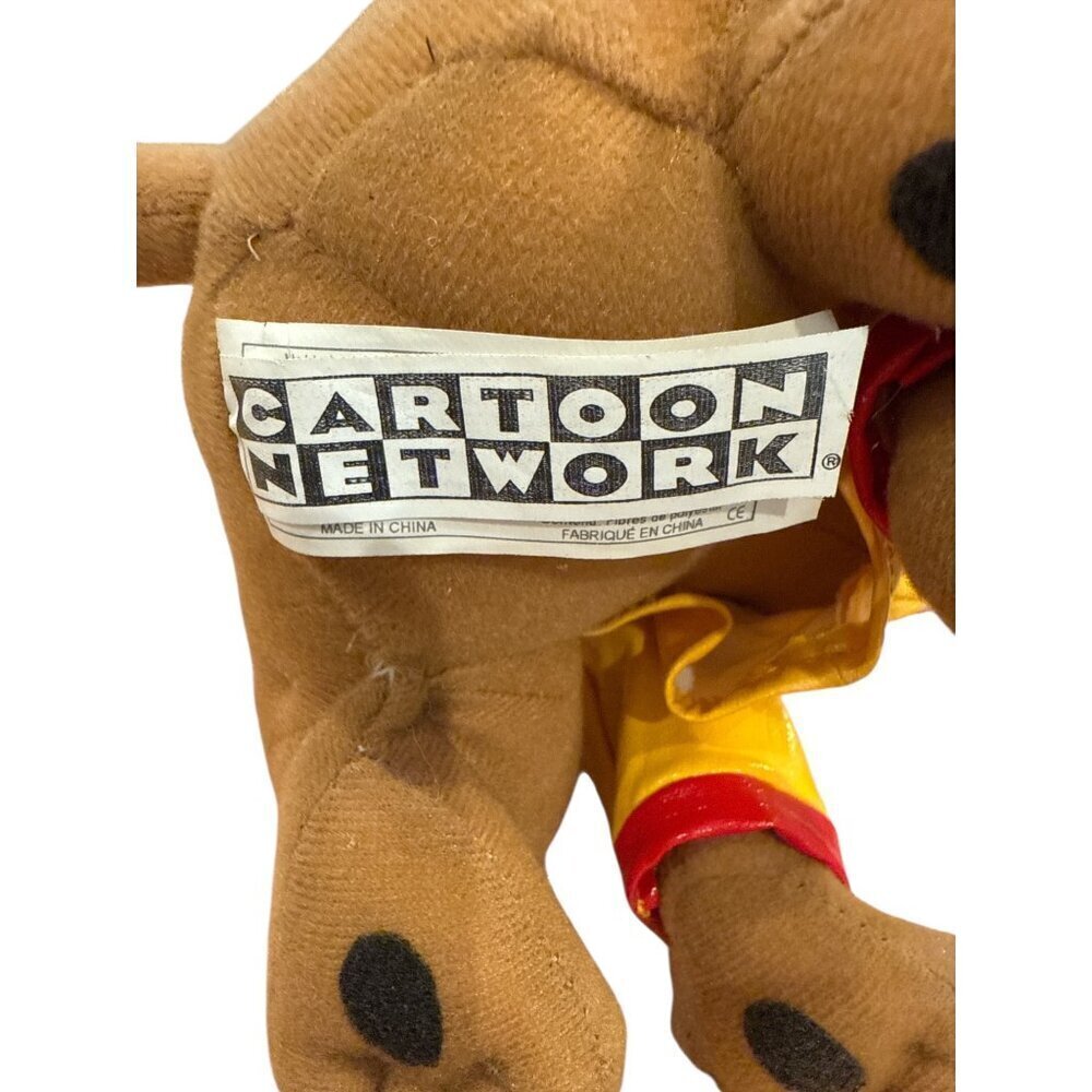 Scooby-Doo Vintage Plush In Yellow Raincoat Cartoon Network Collectible NWT - Picture 6 of 8